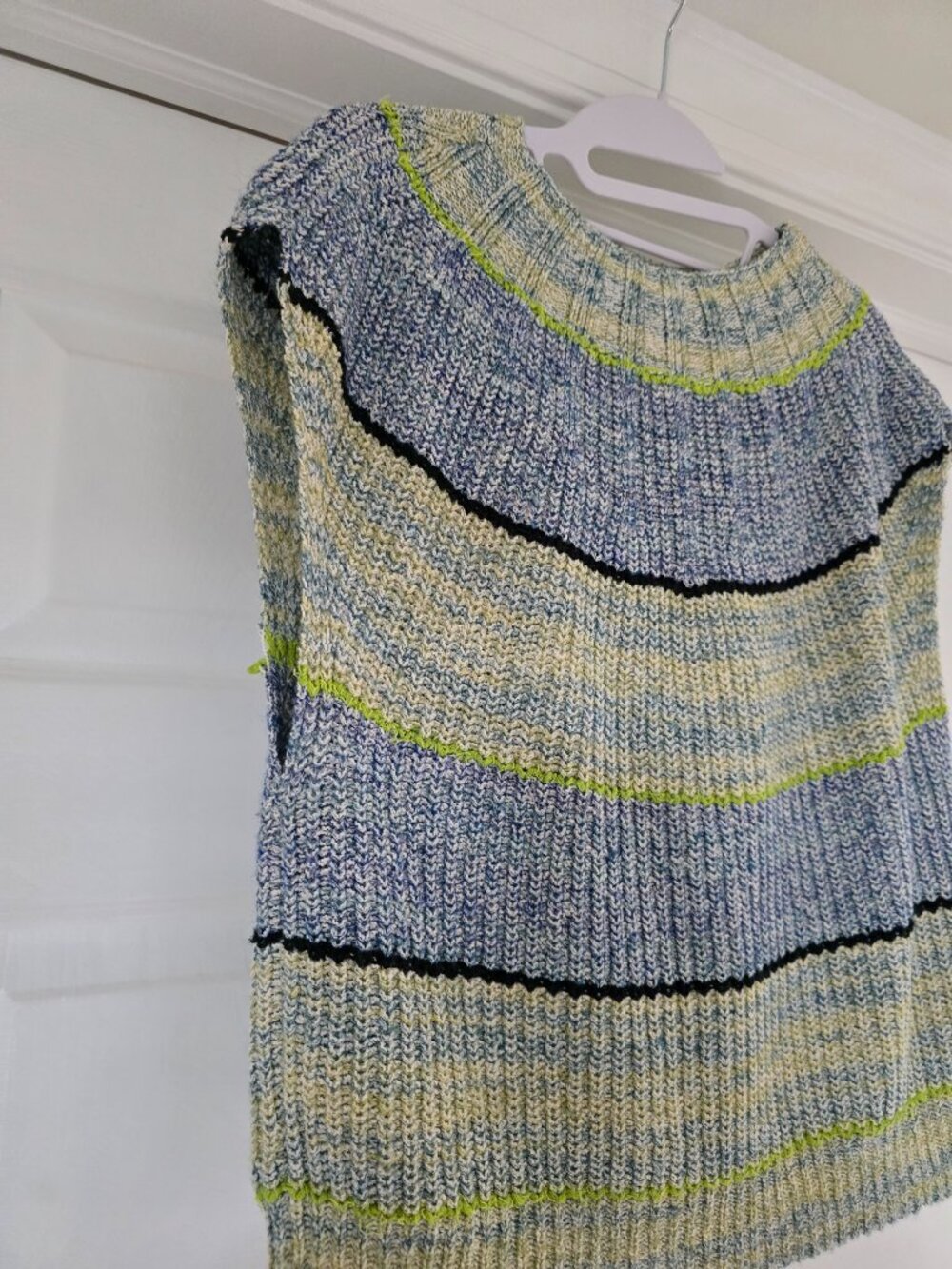 Anthropologie Daily Practice Cap Sleeve Sweater - Picture 4 of 6